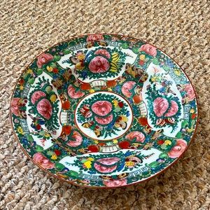 Gorgeous Vintage Canton Rose Bowl